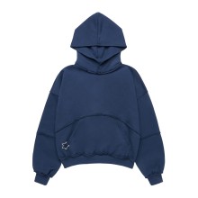 Nononsense Raw Boxy Hoodie Navy Front