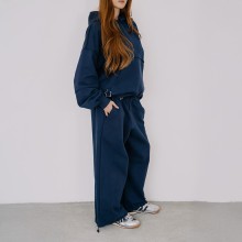 SET DRESOWY NONONSENSE RAW BOXY HOODIE + DRES KOMPLET - NAVY